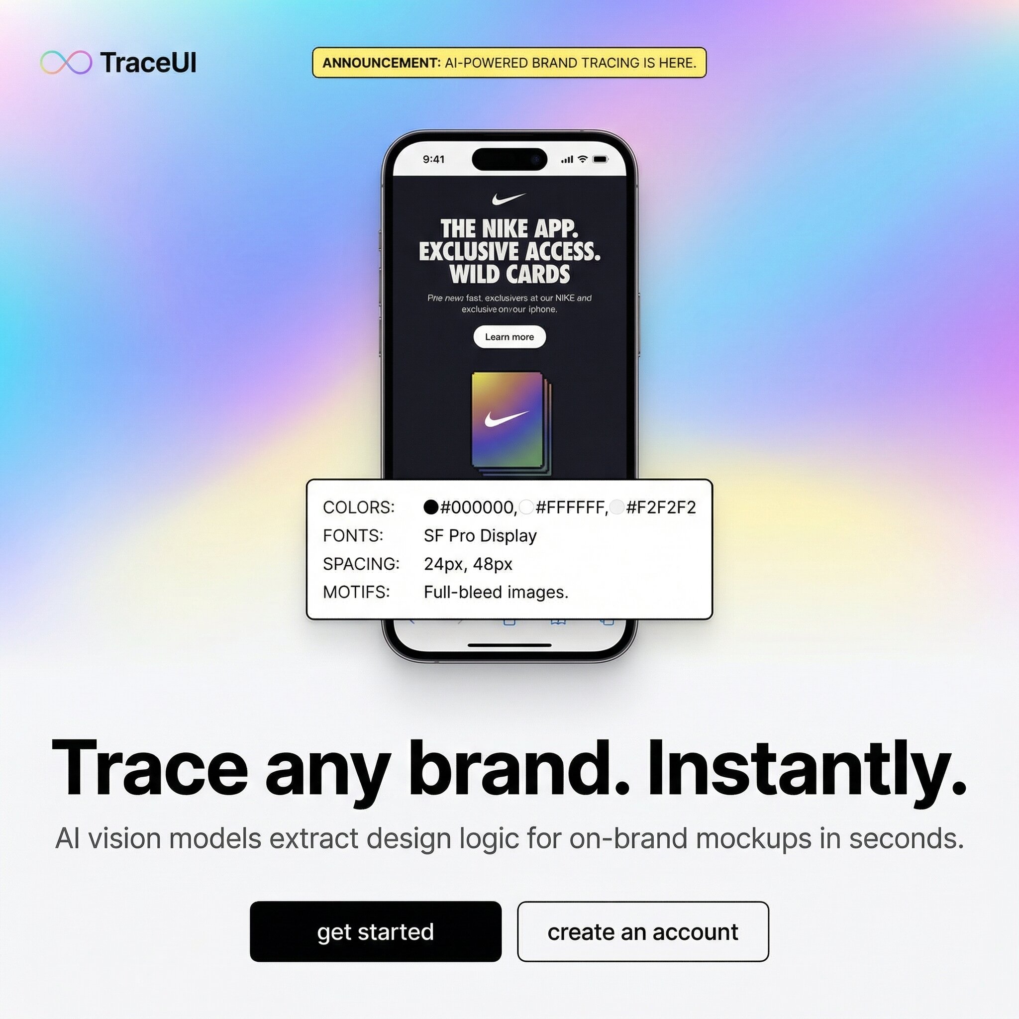 AI-generated on-brand ad mockup